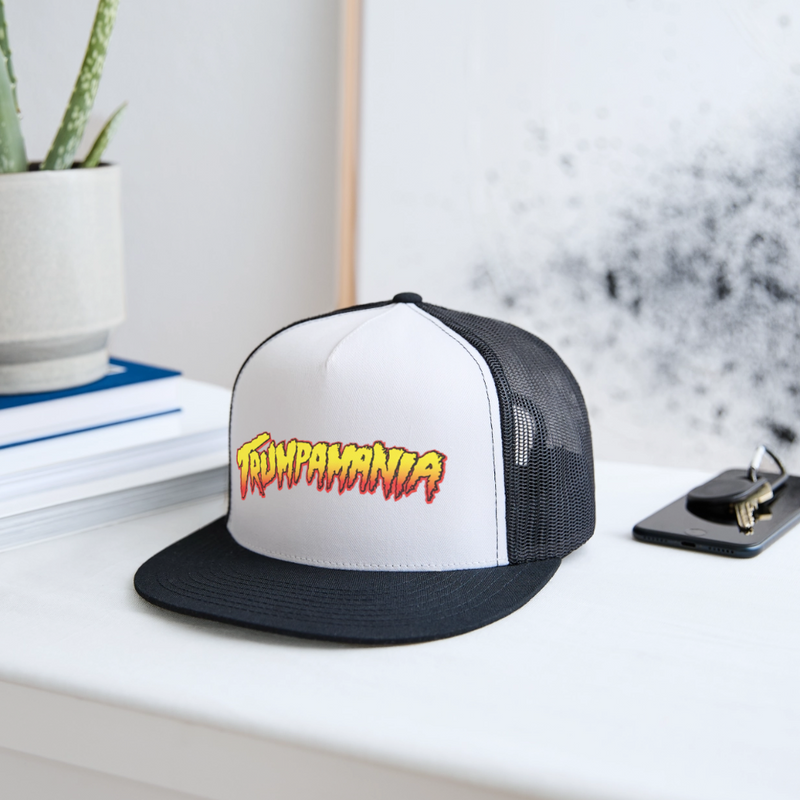 Trumpamania Trucker Hat - white/black