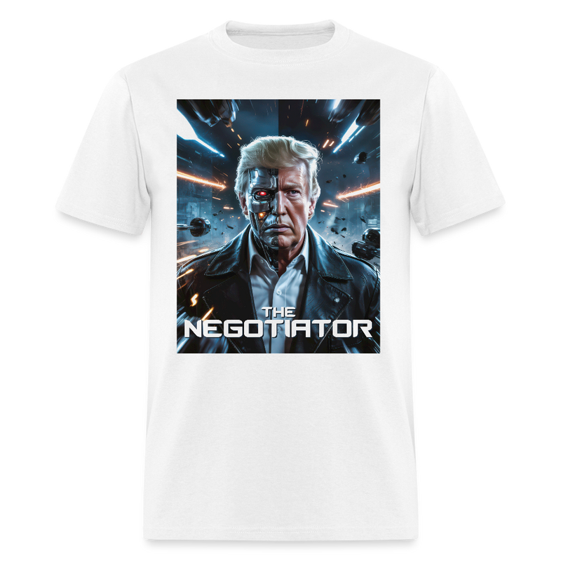 The Negotiator T Shirt - white