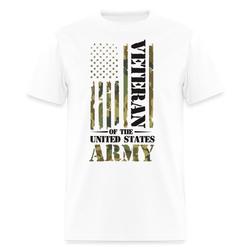 Veteran of The United States Army T Shirt - 2 - white