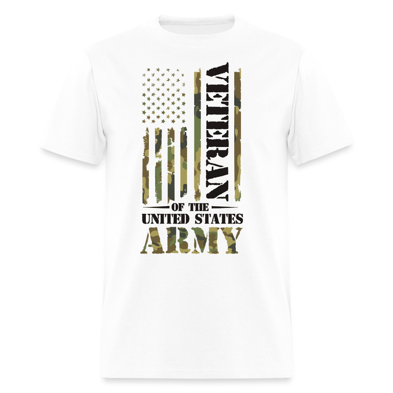 Veteran of The United States Army T Shirt - 2 - white