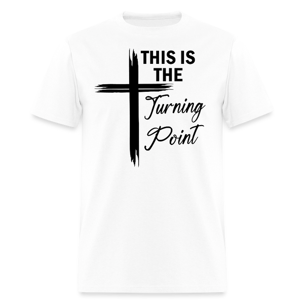 This is the Turning Point T Shirt - 4 - white