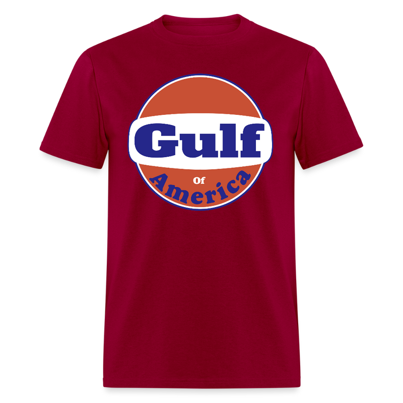 Gulf of America T Shirt - 9 - dark red