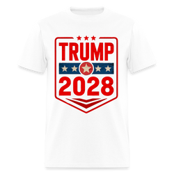 Trump 2028 Patriotic T Shirt - 2 - white