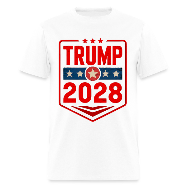 Trump 2028 Patriotic T Shirt - 2 - white