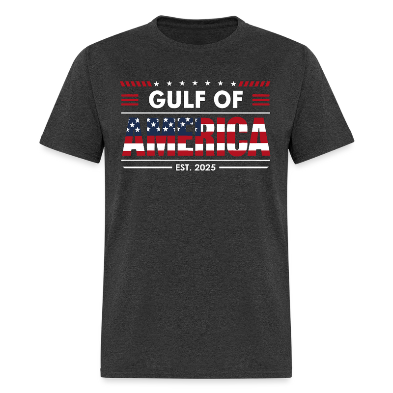 Gulf Of America Est. 2025 T Shirt - 11 - heather black
