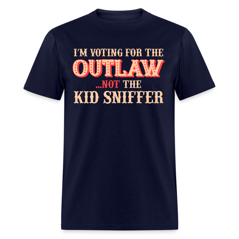 I'm Voting For The Outlaw T-Shirt - navy