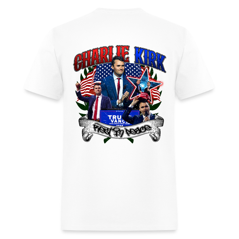 Rest In Peace Charlie Kirk T Shirt - white
