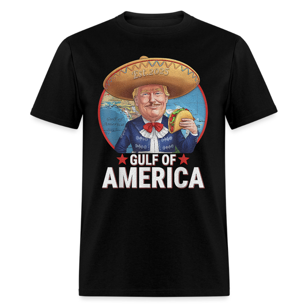 Gulf of America Funny Taco T Shirt - 3 - black