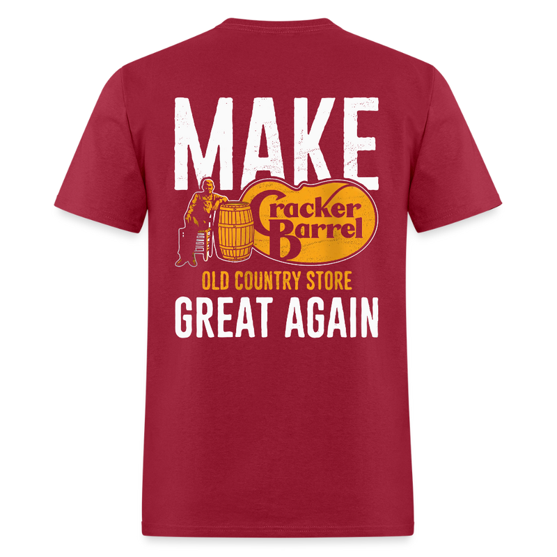 Make Cracker Barrel Great Again T Shirt - dark red