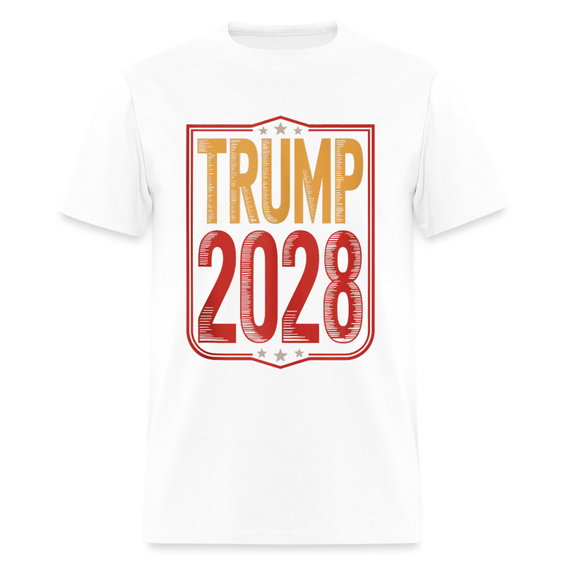 Trump 2028 President T Shirt - white