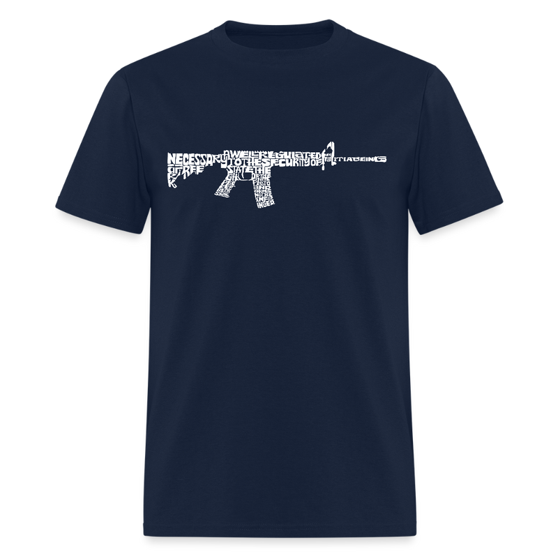 2nd Amendment AR15 T Shirt - navy