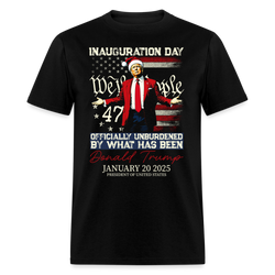 Donald Trump Inauguration Day 2025 47th President Trump 47 T Shirt - black