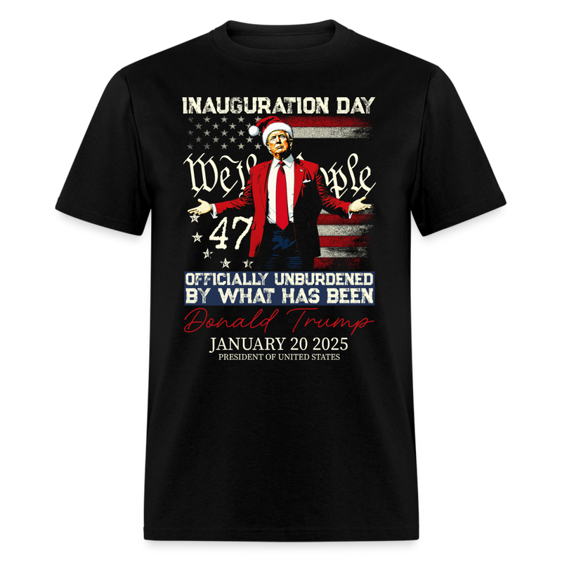 Donald Trump Inauguration Day 2025 47th President Trump 47 T Shirt - black