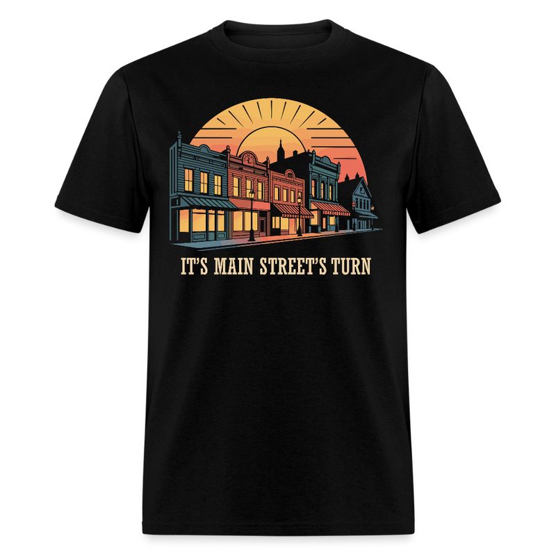 It's Main Street's Turn T Shirt - black