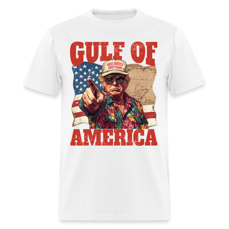 Trump Gulf Of America T Shirt - white