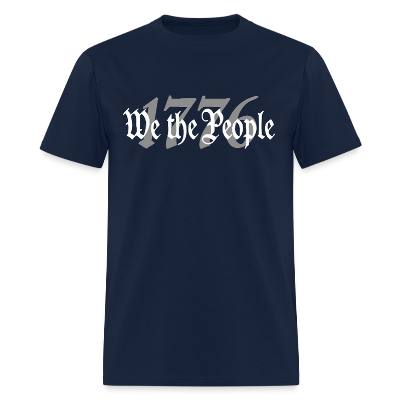 1776 We The People T Shirt - navy