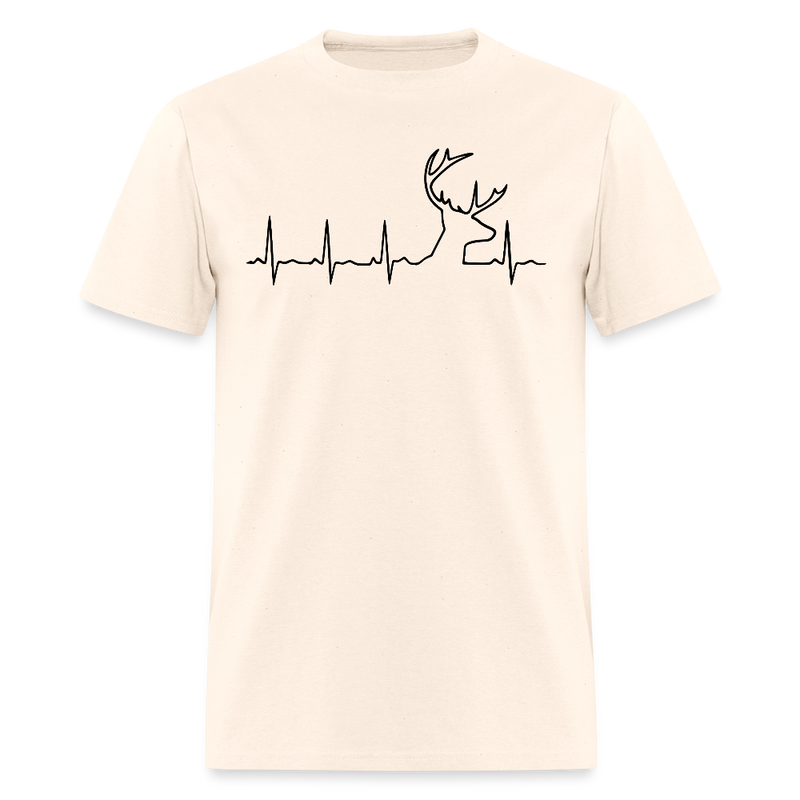 Deer Hunting Life Line T Shirt - natural