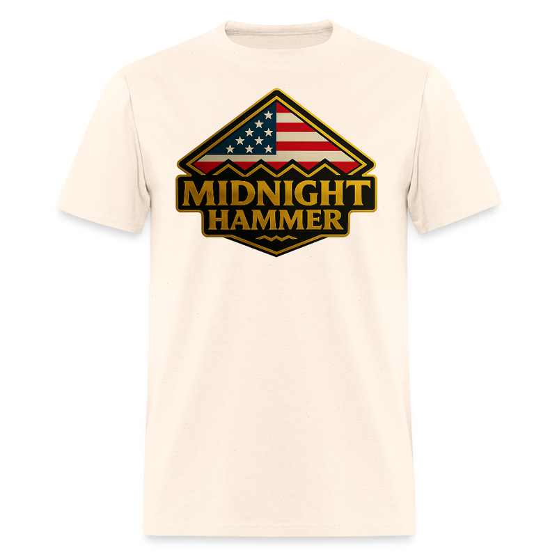 Midnight Hammer B-2 Super Hero T Shirt - natural