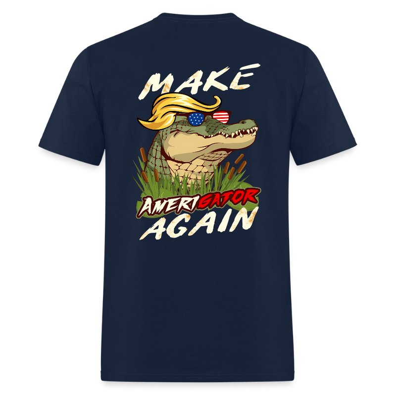 Make Amerigator Again T Shirt - navy