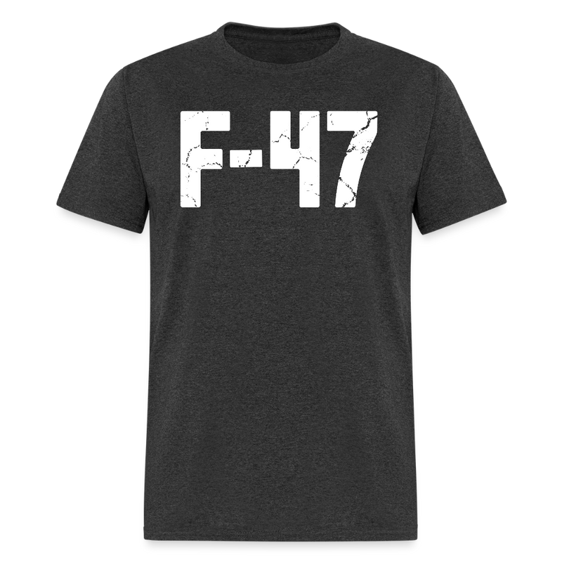 F-47 Jet T Shirt - heather black