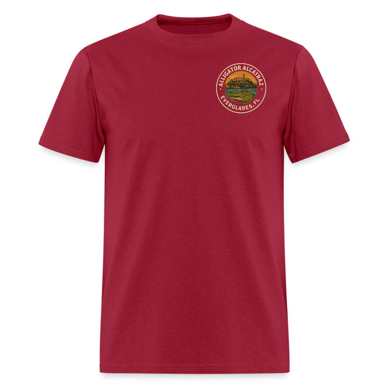 Alligator Alcatraz Everglades Florida T Shirt - dark red