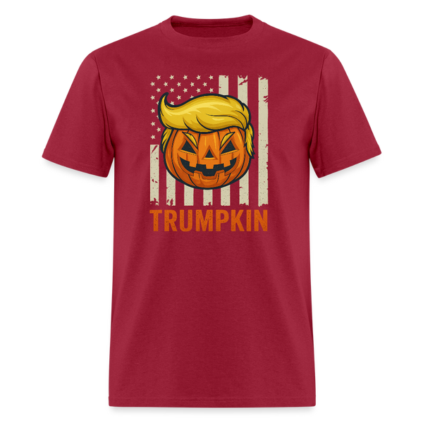 Trumpkin Halloween T Shirt - dark red