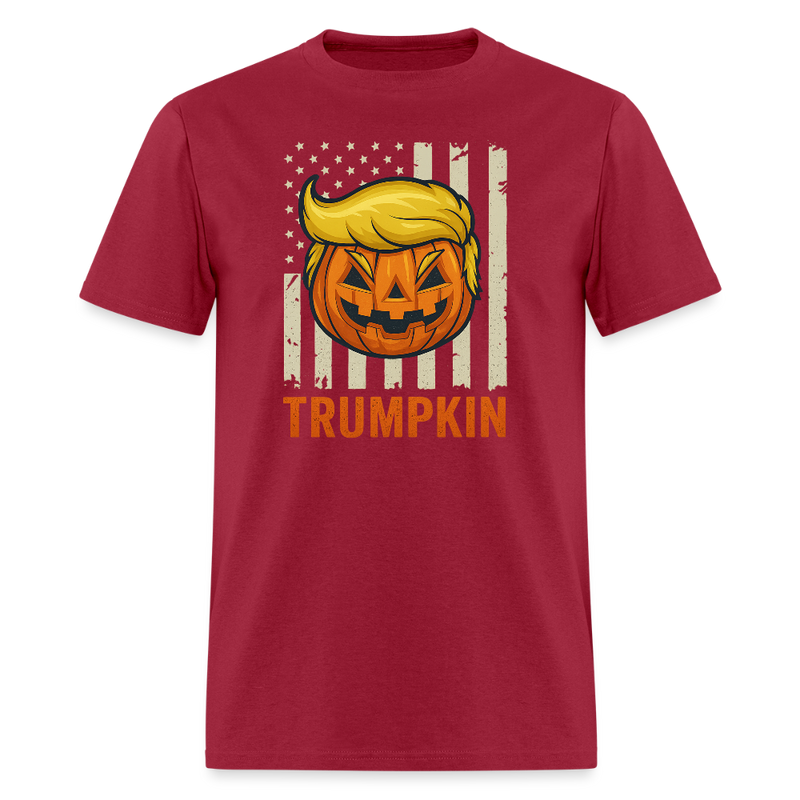 Trumpkin Halloween T Shirt - dark red