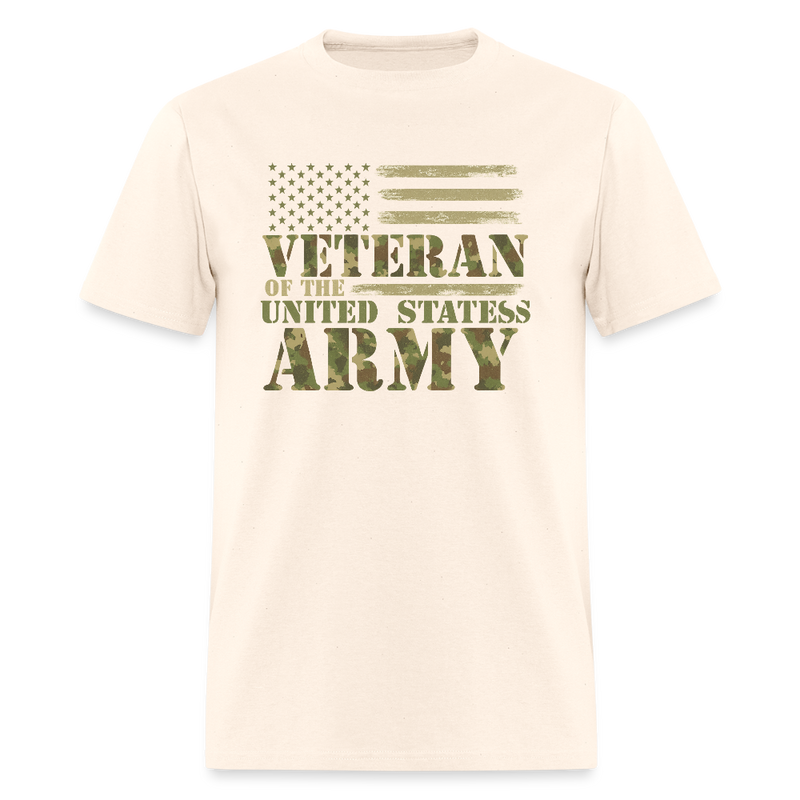 Veteran of The United States T Shirt - natural