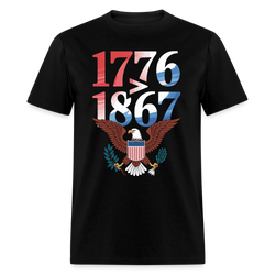 1776 > 1867 T Shirt - black