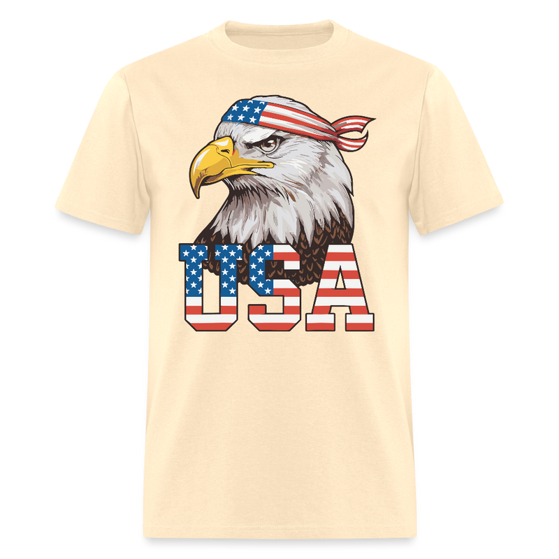 Bald Eagle USA T Shirt - natural