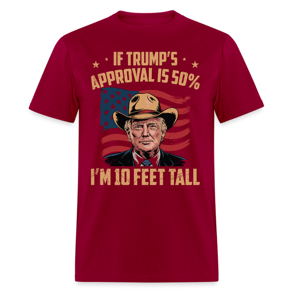 If Trump’s Approval is 50% T Shirt - dark red