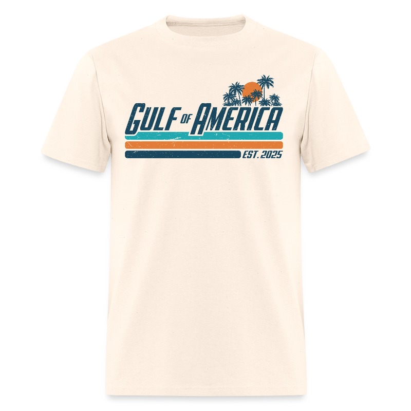 Gulf Of America Est. 2025 Nacho Gulf No More Double Sided T Shirt - natural