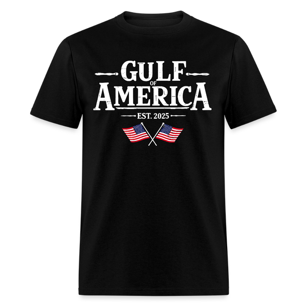 Gulf Of America Est. 2025 T Shirt - 10 - black