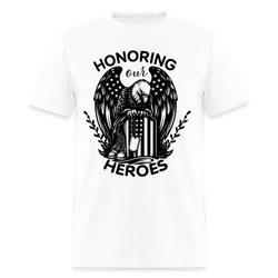 Honoring Our Heroes Veteran T Shirt - 2 - white