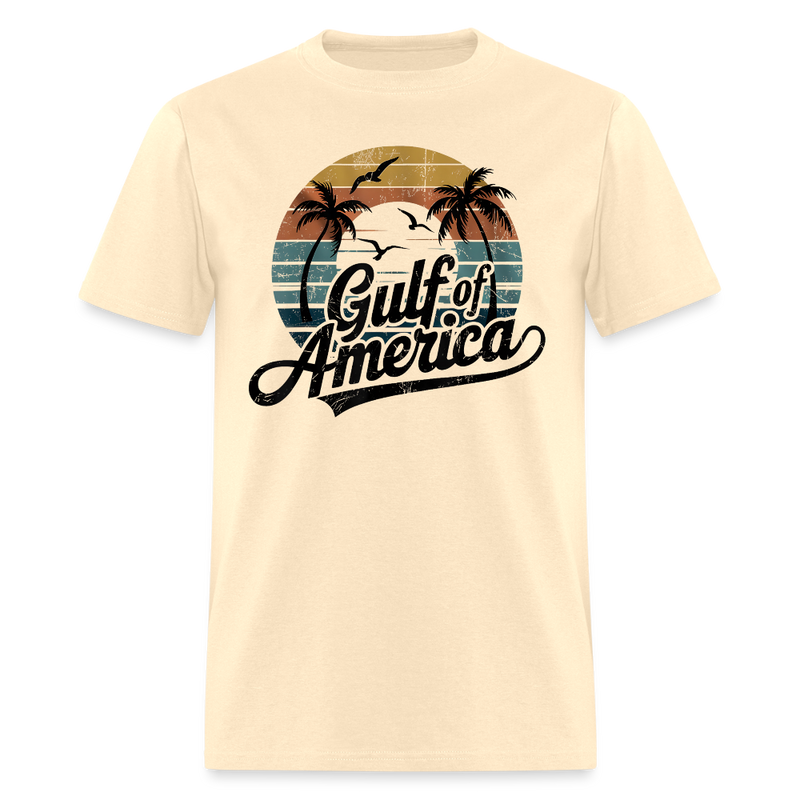 Gulf of America Retro Beach T Shirt - natural