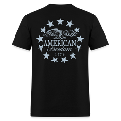 American Freedom 1776 T Shirt - black