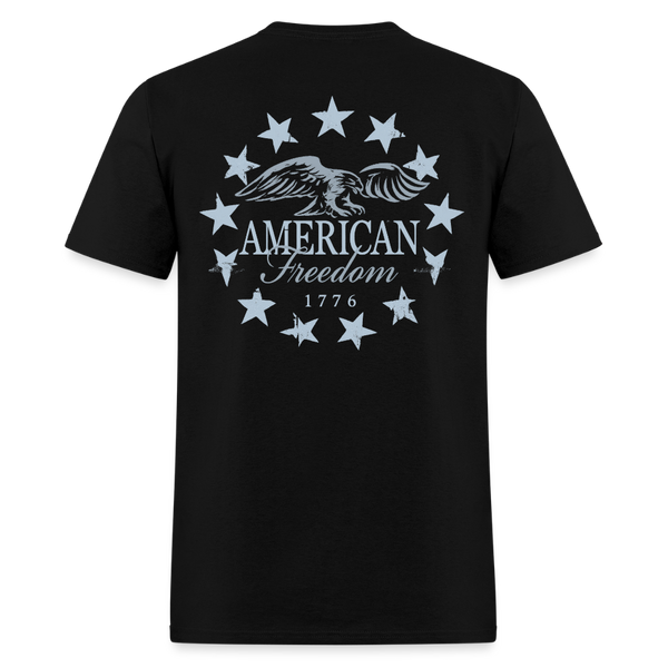 American Freedom 1776 T Shirt - black