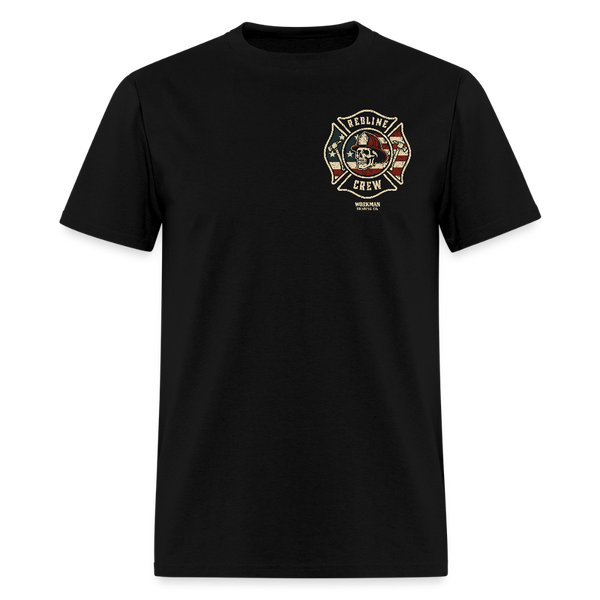 Redline Crew Workman Trading Co T Shirt - black