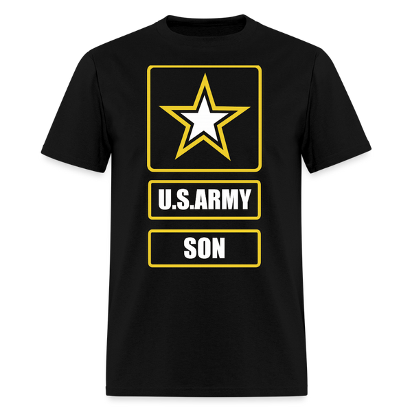 US Army Son Veteran T Shirt - black