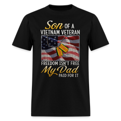 Son of Vietnam Veteran T Shirt - 4 - black