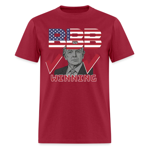 Trump BBB Big Beautiful Bill Winning T Shirt - dark red
