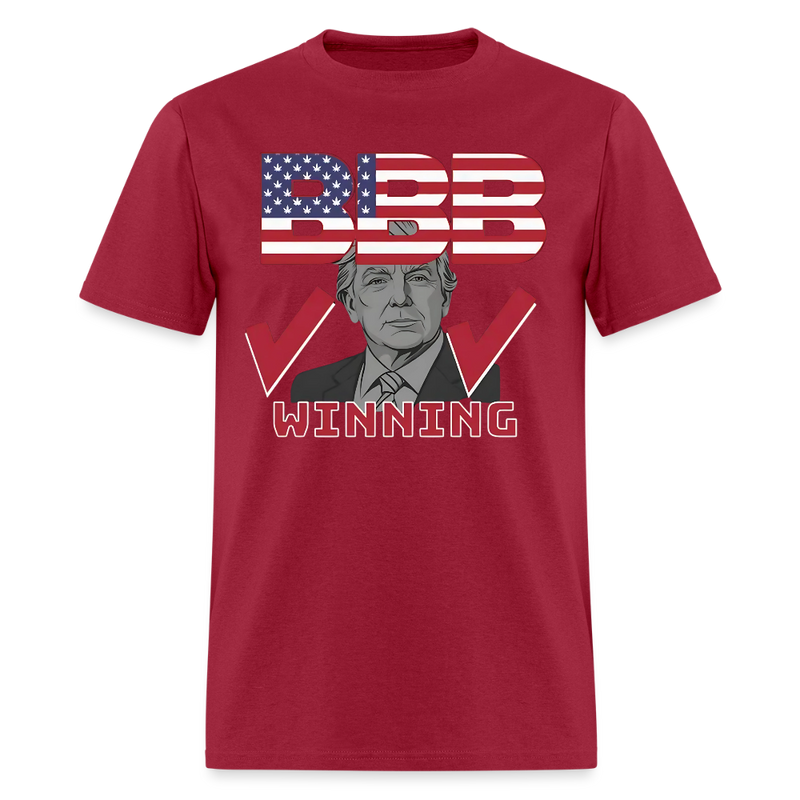 Trump BBB Big Beautiful Bill Winning T Shirt - dark red