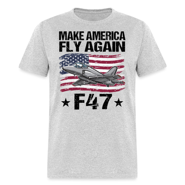 Make America Fly Again T Shirt - heather gray
