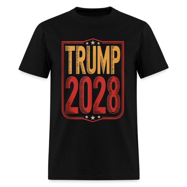 Trump 2028 President T Shirt - black