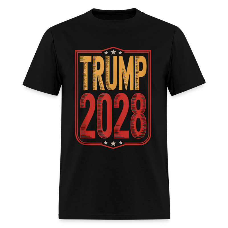 Trump 2028 President T Shirt - black