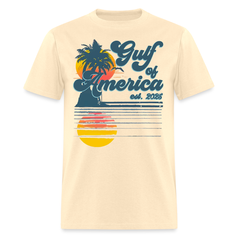 Gulf of America Est. 2025 Retro T Shirt - 2 - natural