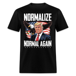 Normalize Normal Again T Shirt - black