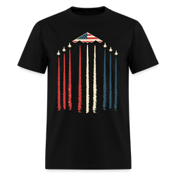 Midnight Hammer B-2 Stealth Jet T Shirt - black