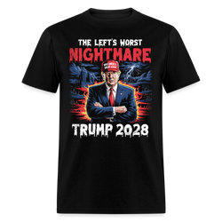 The Left’s Worst Nightmare Trump 2028 T Shirt - black