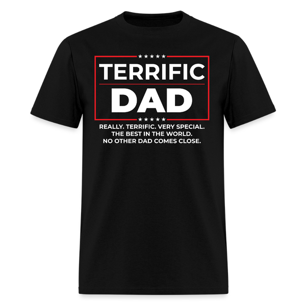 Terrific Dad T Shirt - black